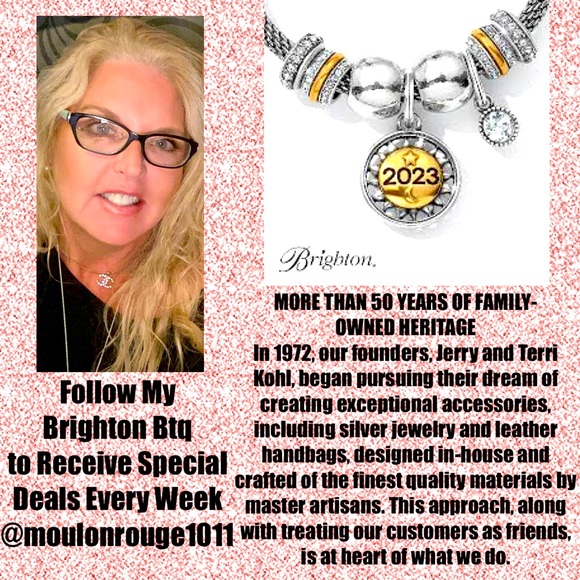 ⭐️SOLD⭐️Brighton ARIEL FLOWER blue pink crystal beads Flower bracelet earrings - Picture 15 of 16